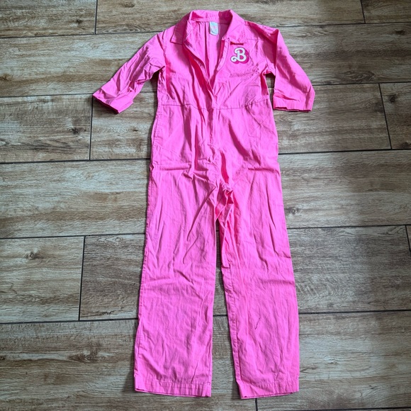 Barbie Pink Jumpsuit Kids Size Medium Barbie Costume - Picture 4 of 16